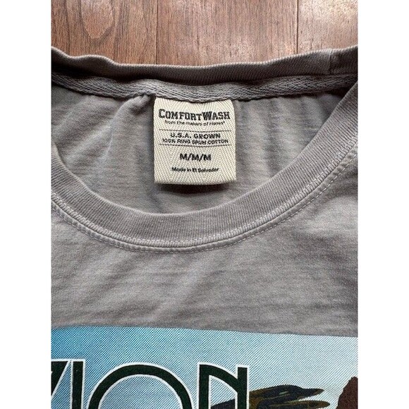 Zion National‎ Park T-Shirt MED Comfort Wash Eagle Mountains Mens Womens - Picture 3 of 10